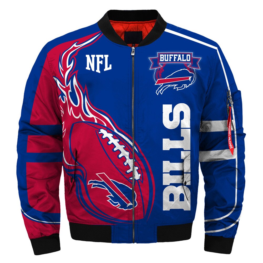 Buffalo Bills bomber jacket winter coat 